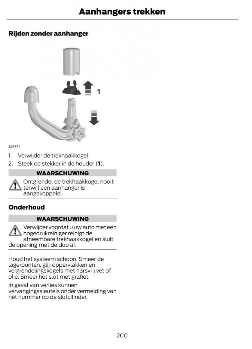 Ford Mondeo MKIV MK4 handleiding / page 203