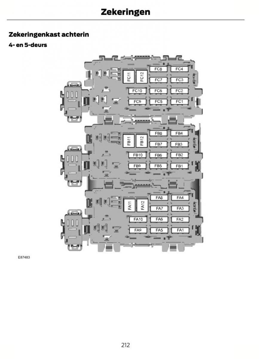 Ford Mondeo MKIV MK4 handleiding / page 215