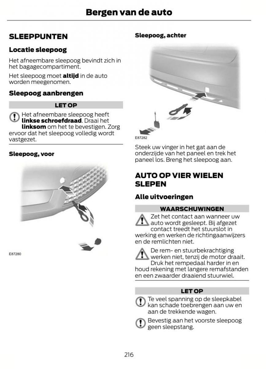 Ford Mondeo MKIV MK4 handleiding / page 219