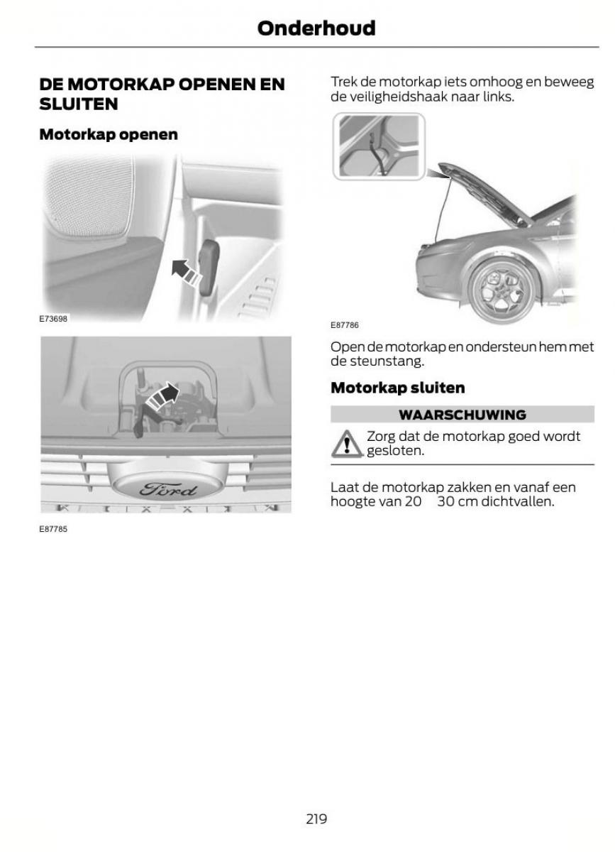 Ford Mondeo MKIV MK4 handleiding / page 222