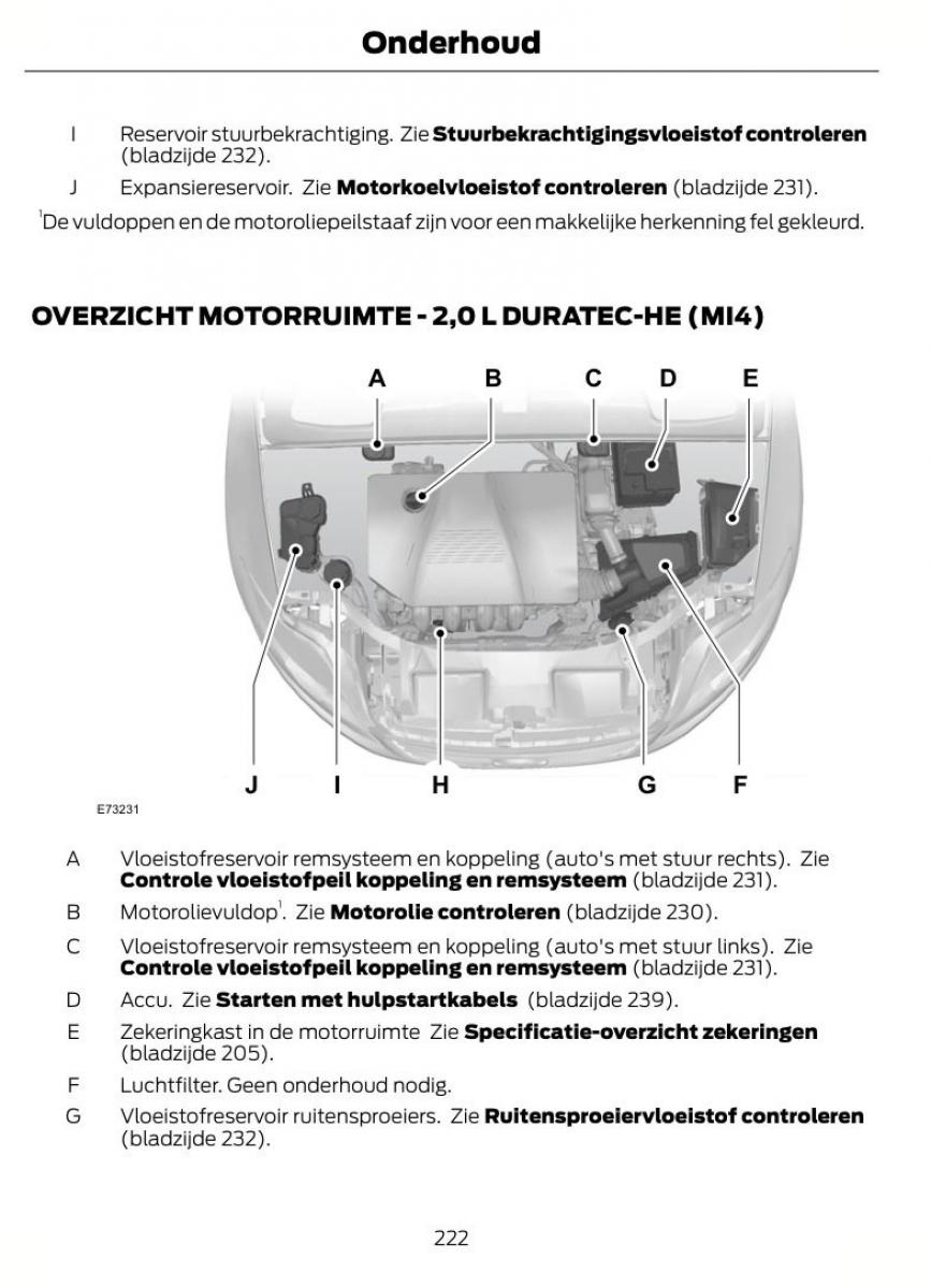 Ford Mondeo MKIV MK4 handleiding / page 225