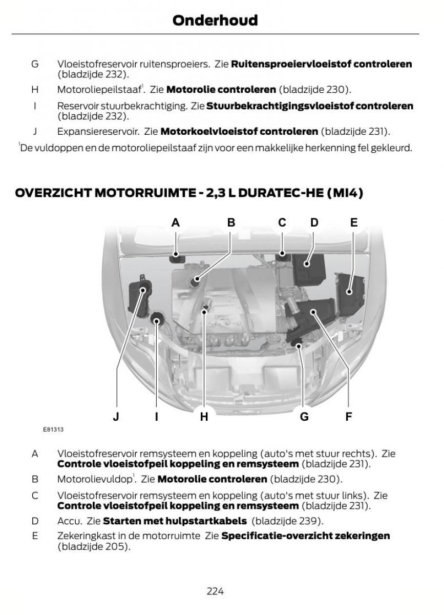 Ford Mondeo MKIV MK4 handleiding / page 227