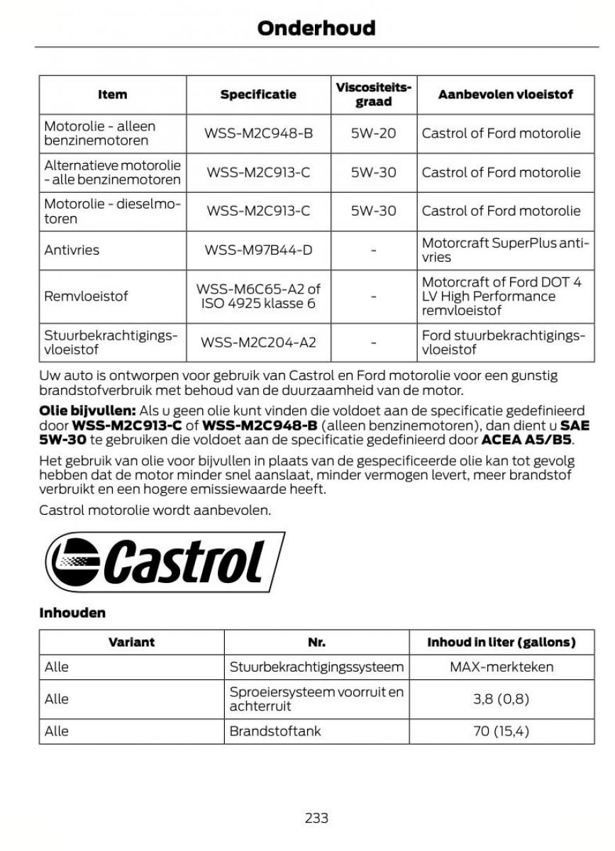 Ford Mondeo MKIV MK4 handleiding / page 236