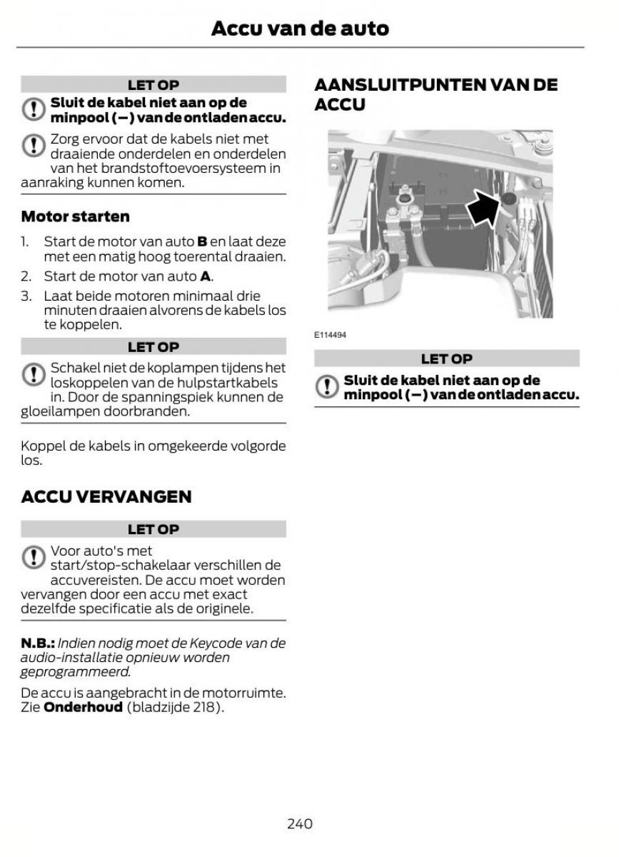 Ford Mondeo MKIV MK4 handleiding / page 243