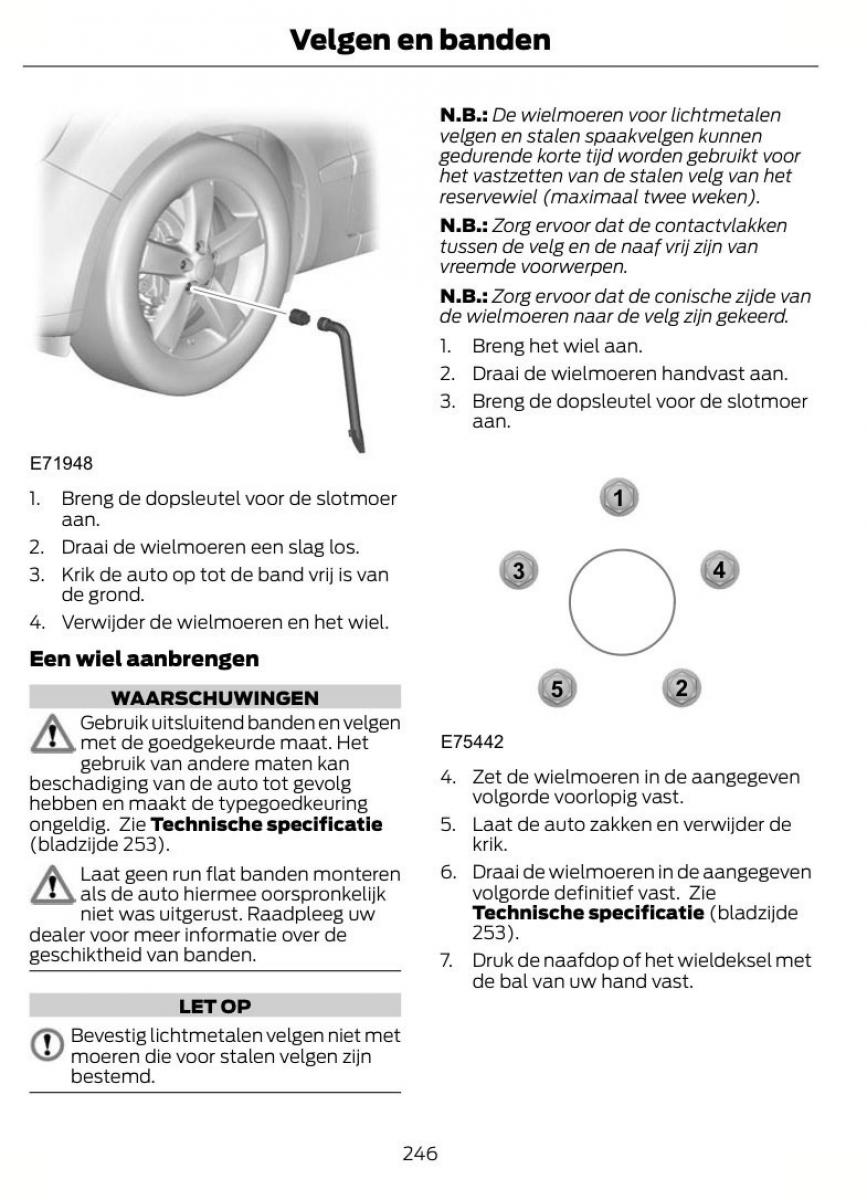 Ford Mondeo MKIV MK4 handleiding / page 249