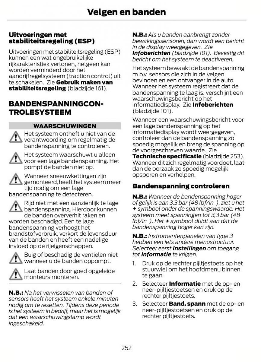 Ford Mondeo MKIV MK4 handleiding / page 255