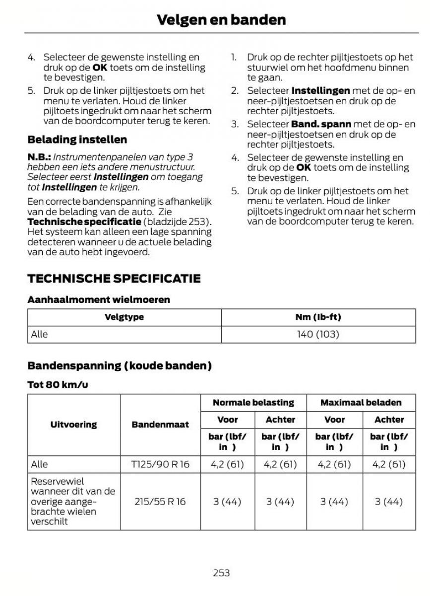 Ford Mondeo MKIV MK4 handleiding / page 256