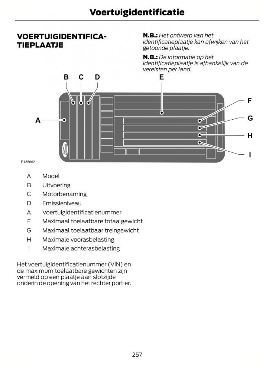 Ford Mondeo MKIV MK4 handleiding / page 260