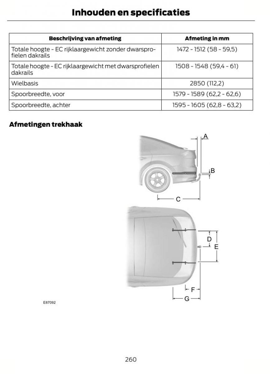 Ford Mondeo MKIV MK4 handleiding / page 263