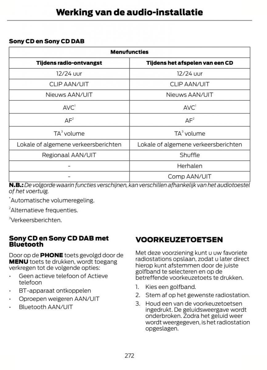 Ford Mondeo MKIV MK4 handleiding / page 275