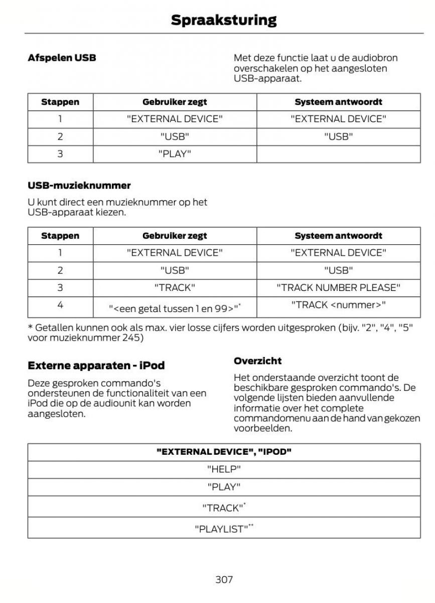 Ford Mondeo MKIV MK4 handleiding / page 310