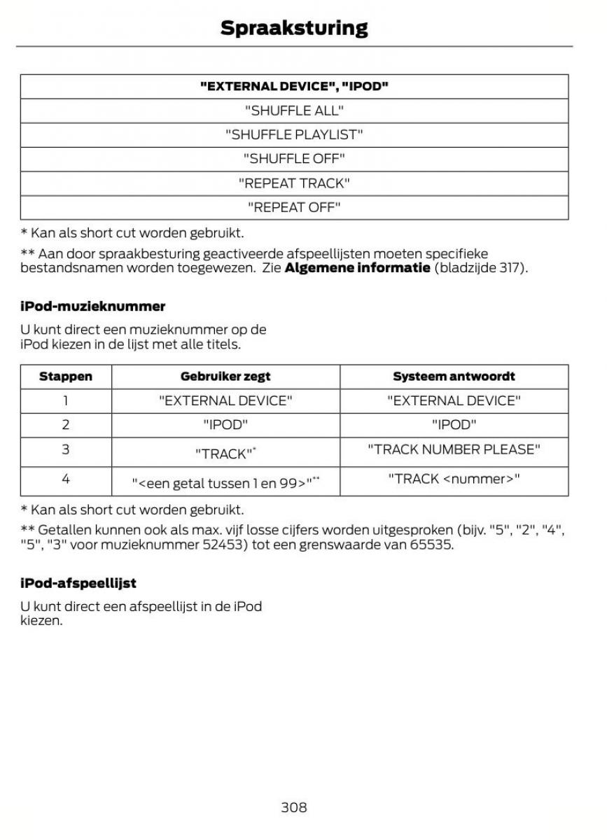 Ford Mondeo MKIV MK4 handleiding / page 311