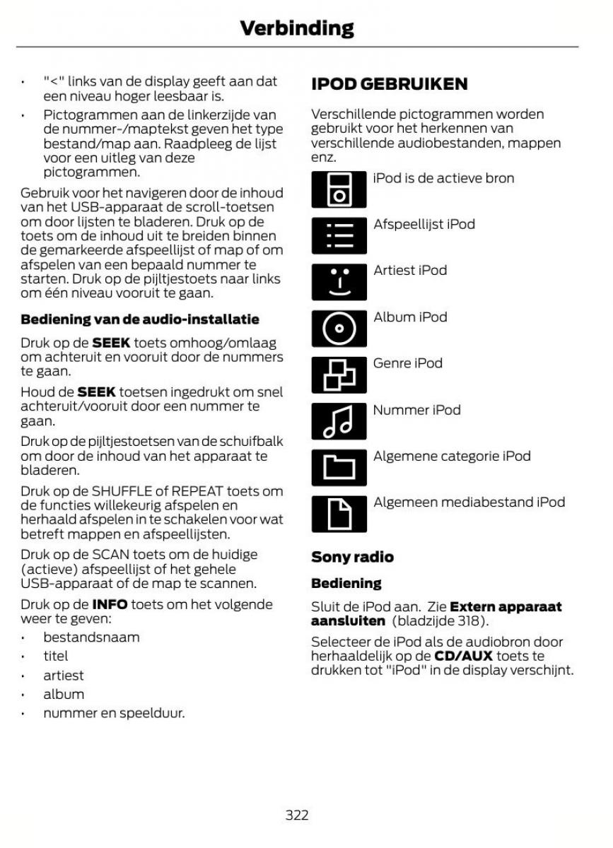 Ford Mondeo MKIV MK4 handleiding / page 325