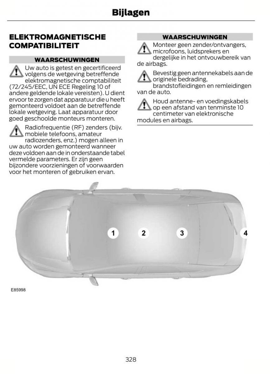 Ford Mondeo MKIV MK4 handleiding / page 331