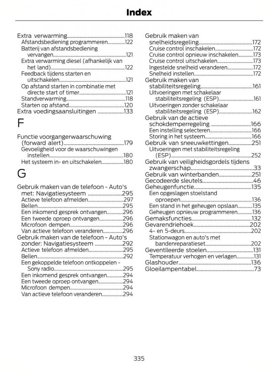 Ford Mondeo MKIV MK4 handleiding / page 338