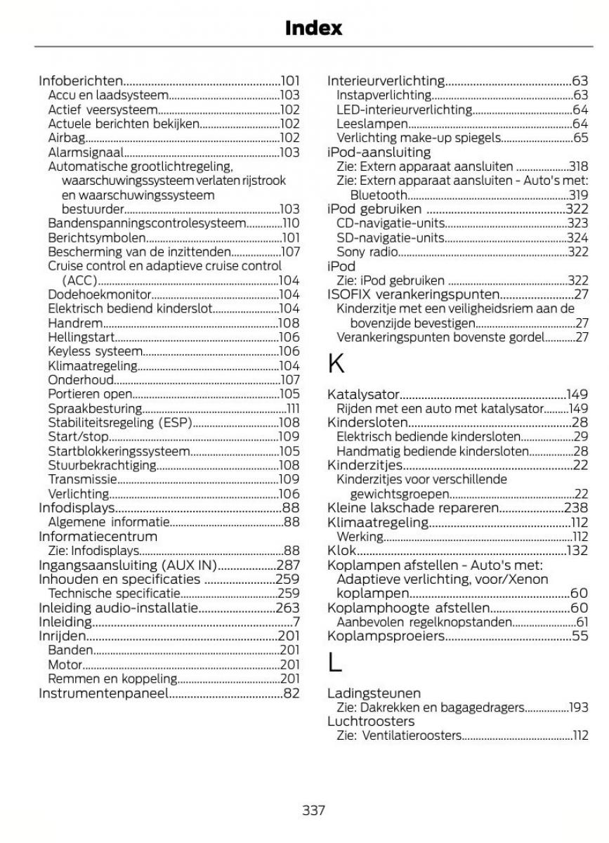 Ford Mondeo MKIV MK4 handleiding / page 340