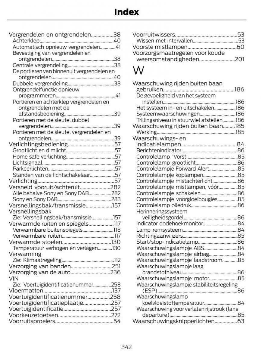 Ford Mondeo MKIV MK4 handleiding / page 345