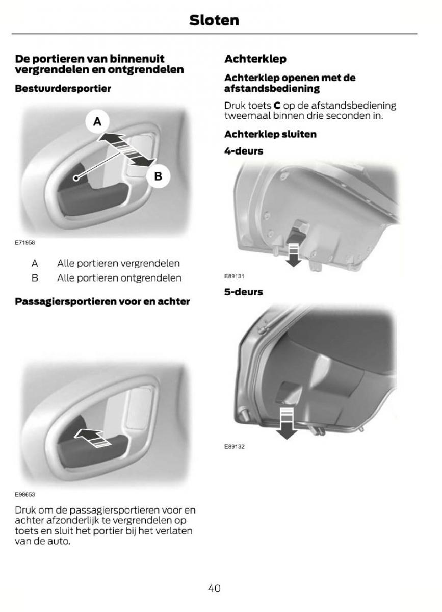 Ford Mondeo MKIV MK4 handleiding / page 43