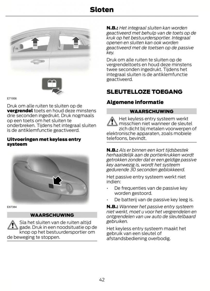 Ford Mondeo MKIV MK4 handleiding / page 45