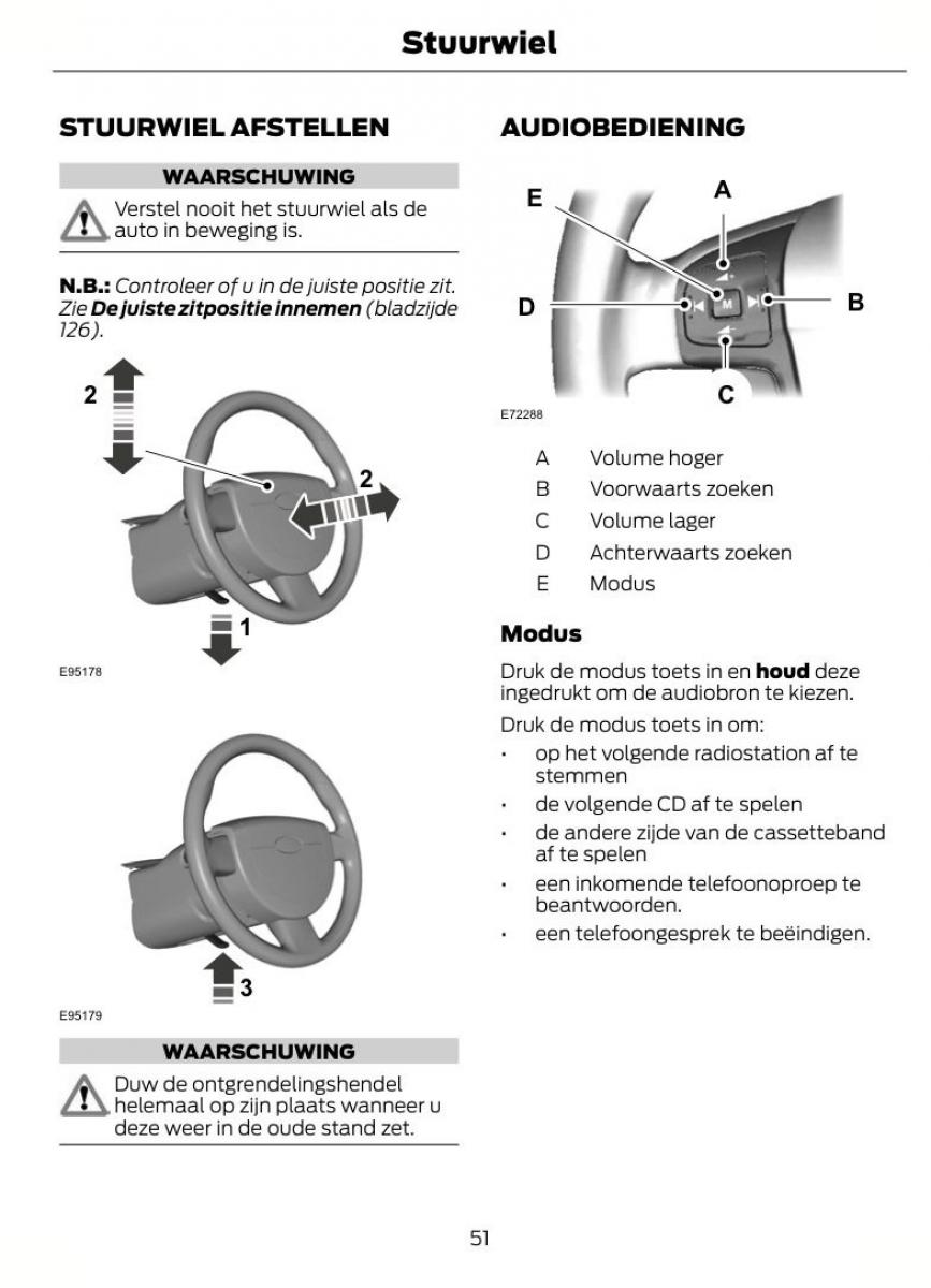 Ford Mondeo MKIV MK4 handleiding / page 54