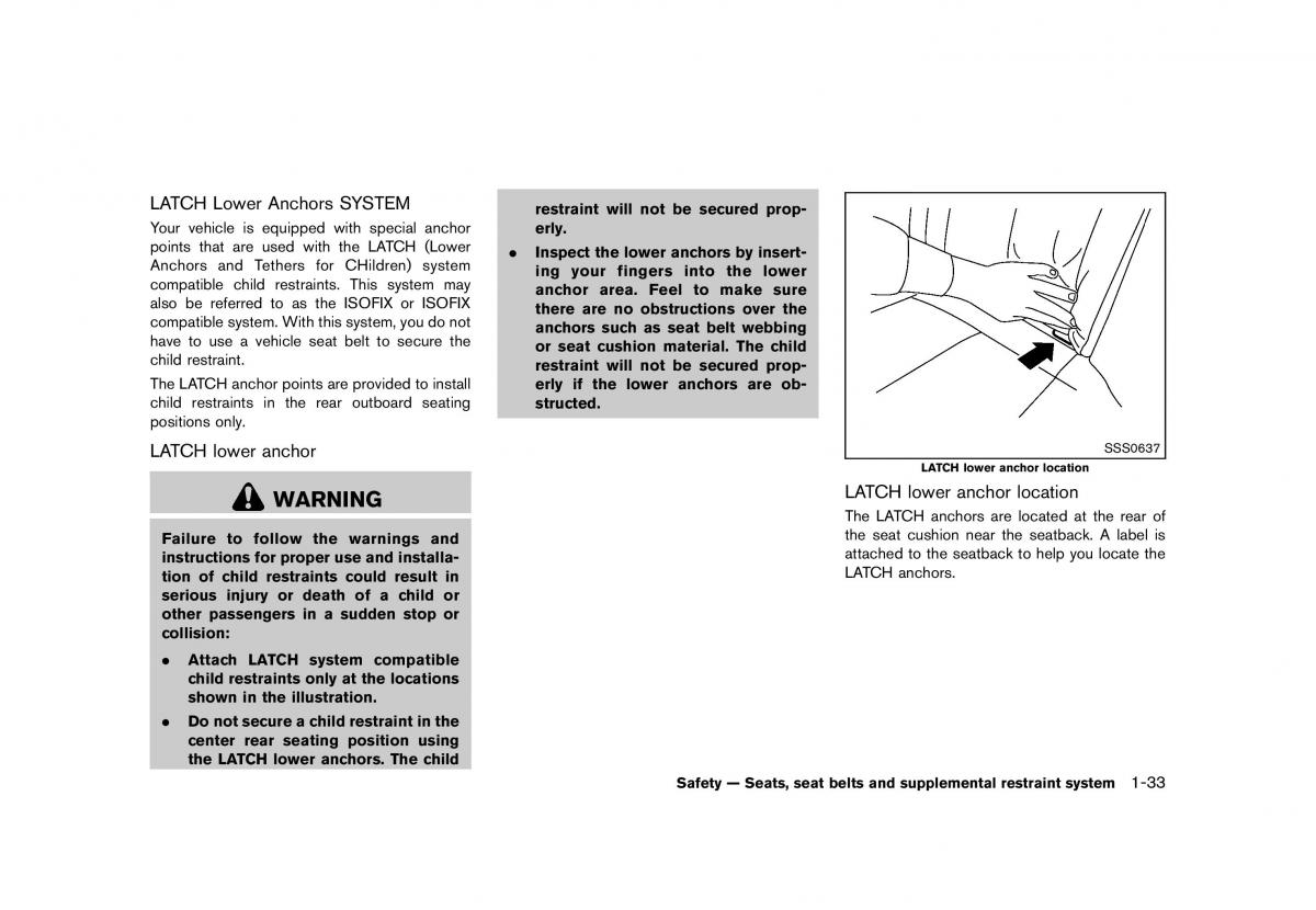 Nissan Murano Z51 owners manual / page 55