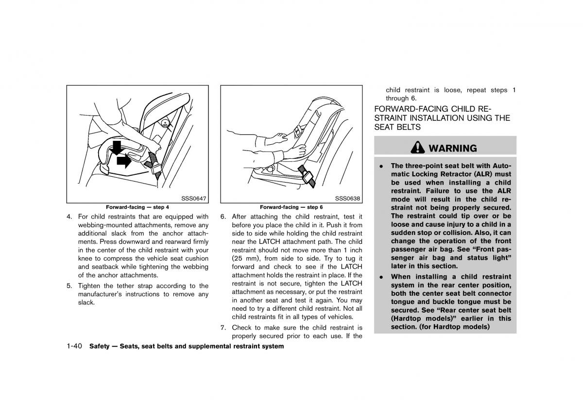 Nissan Murano Z51 owners manual / page 62