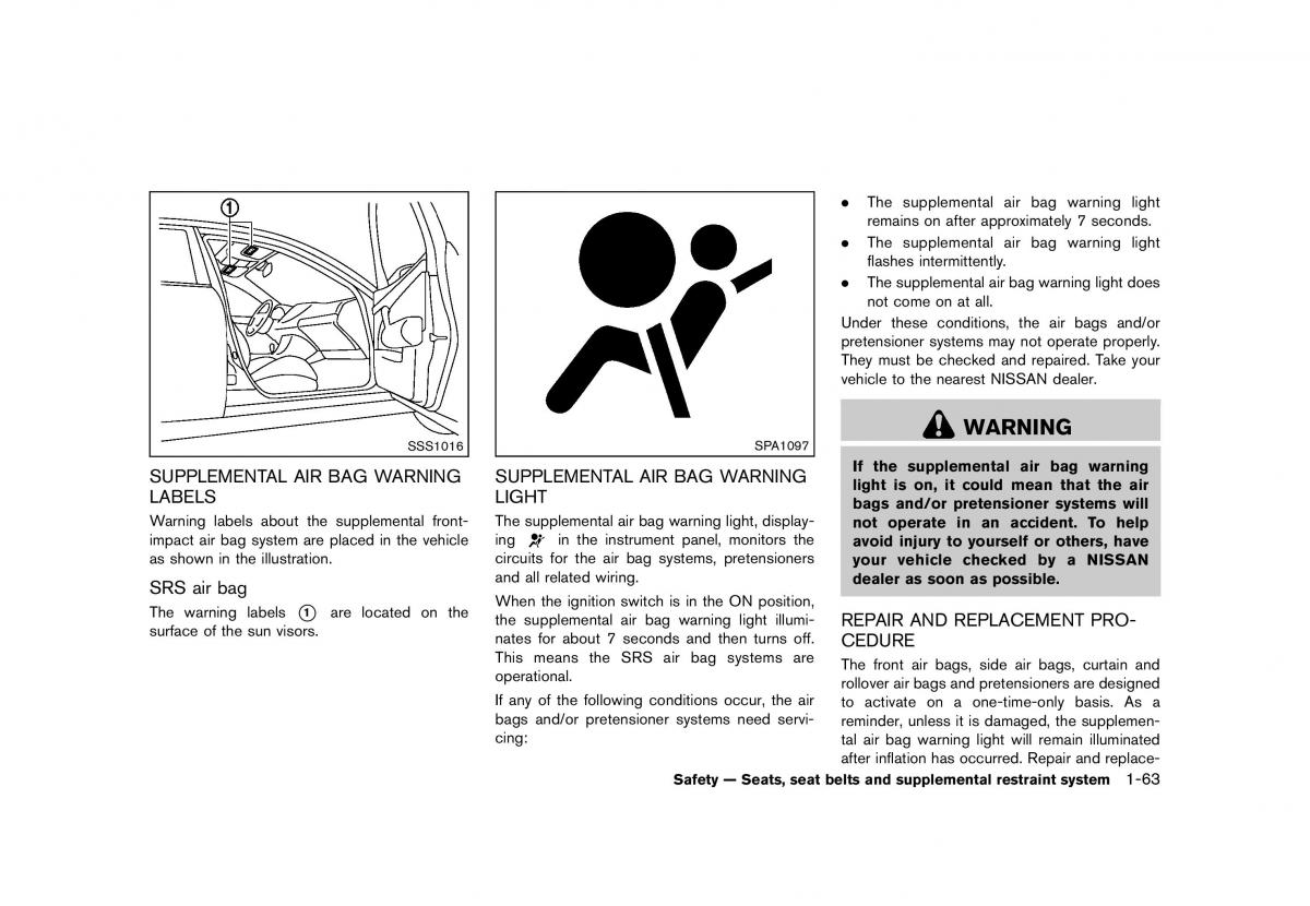 Nissan Murano Z51 owners manual / page 85