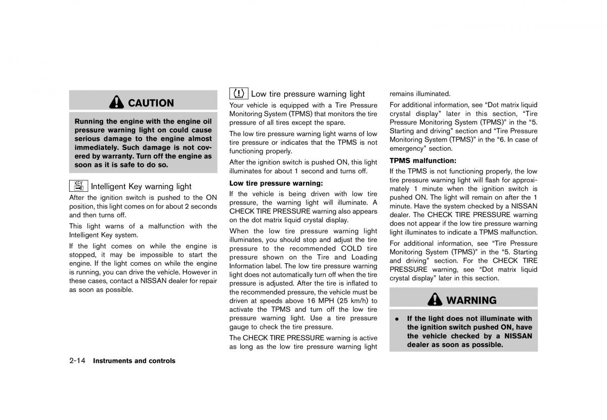 Nissan Murano Z51 owners manual / page 102