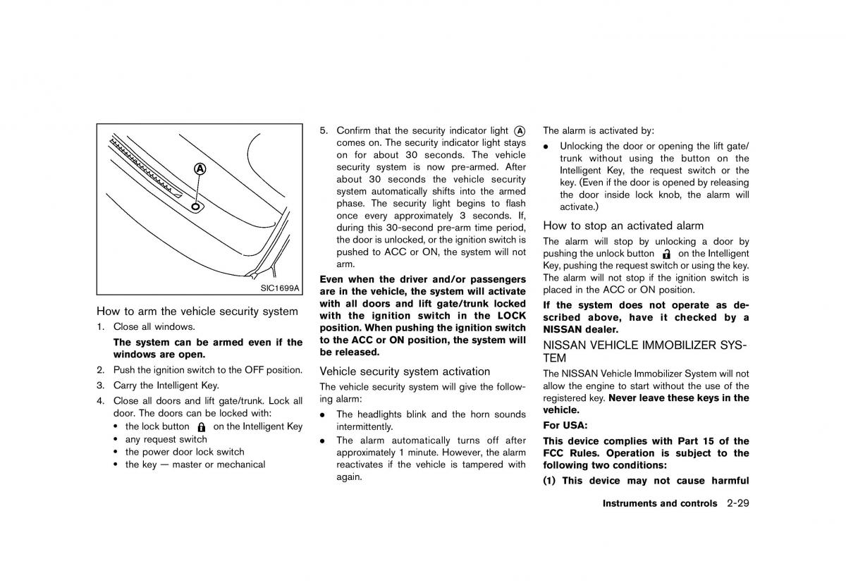 Nissan Murano Z51 owners manual / page 117