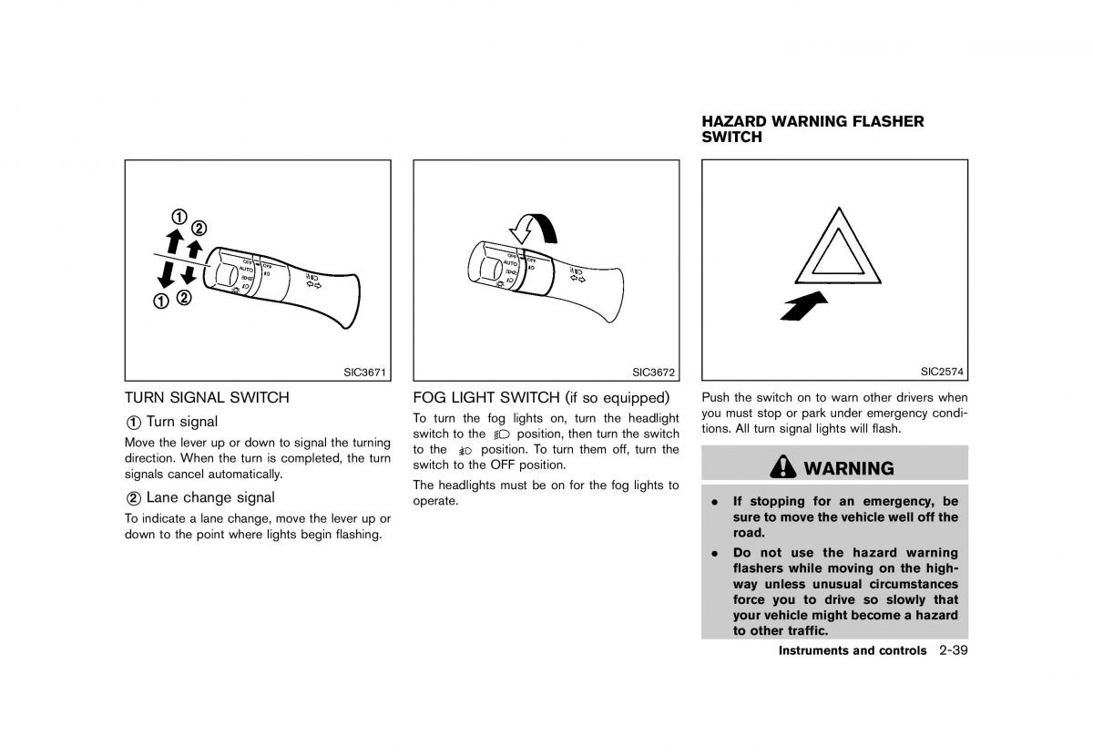 Nissan Murano Z51 owners manual / page 127