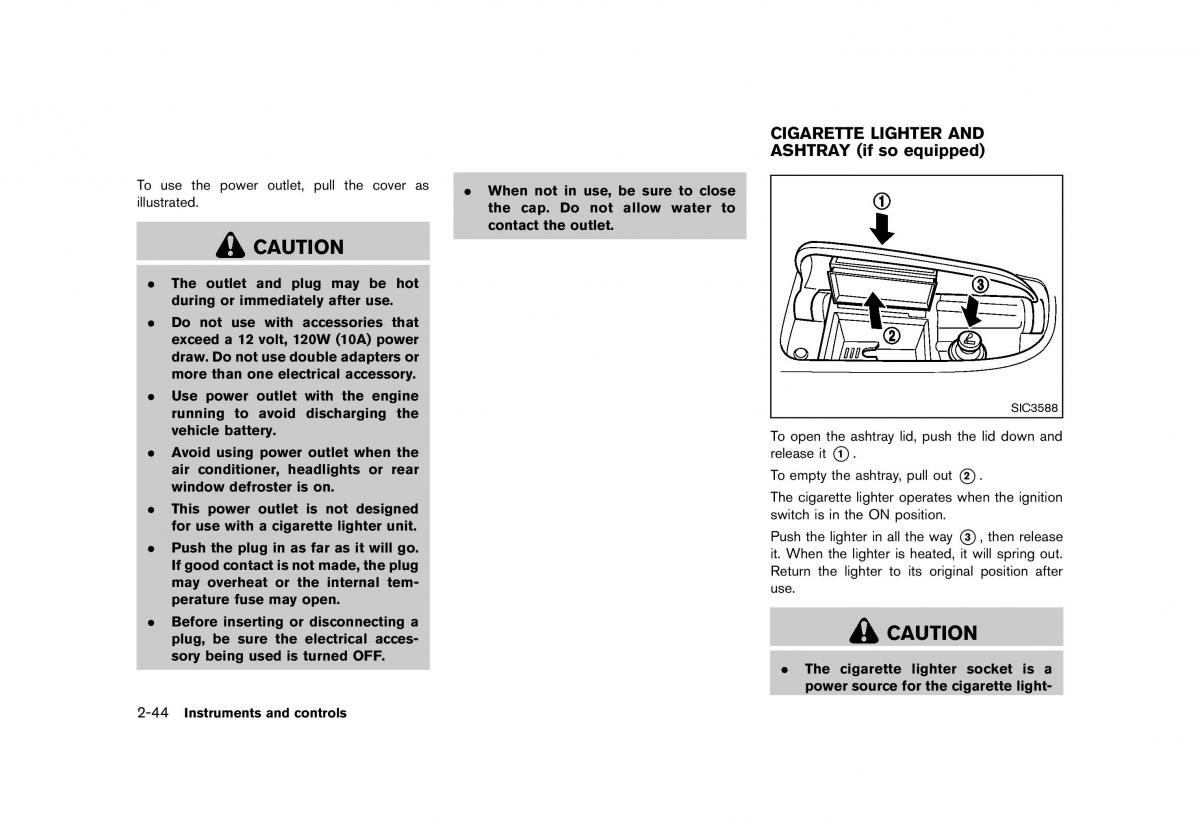 Nissan Murano Z51 owners manual / page 132