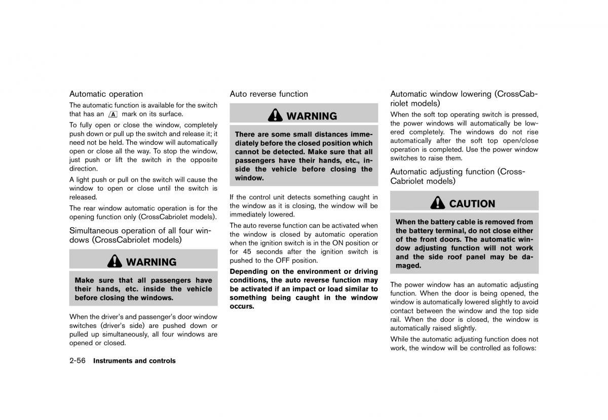 Nissan Murano Z51 owners manual / page 144