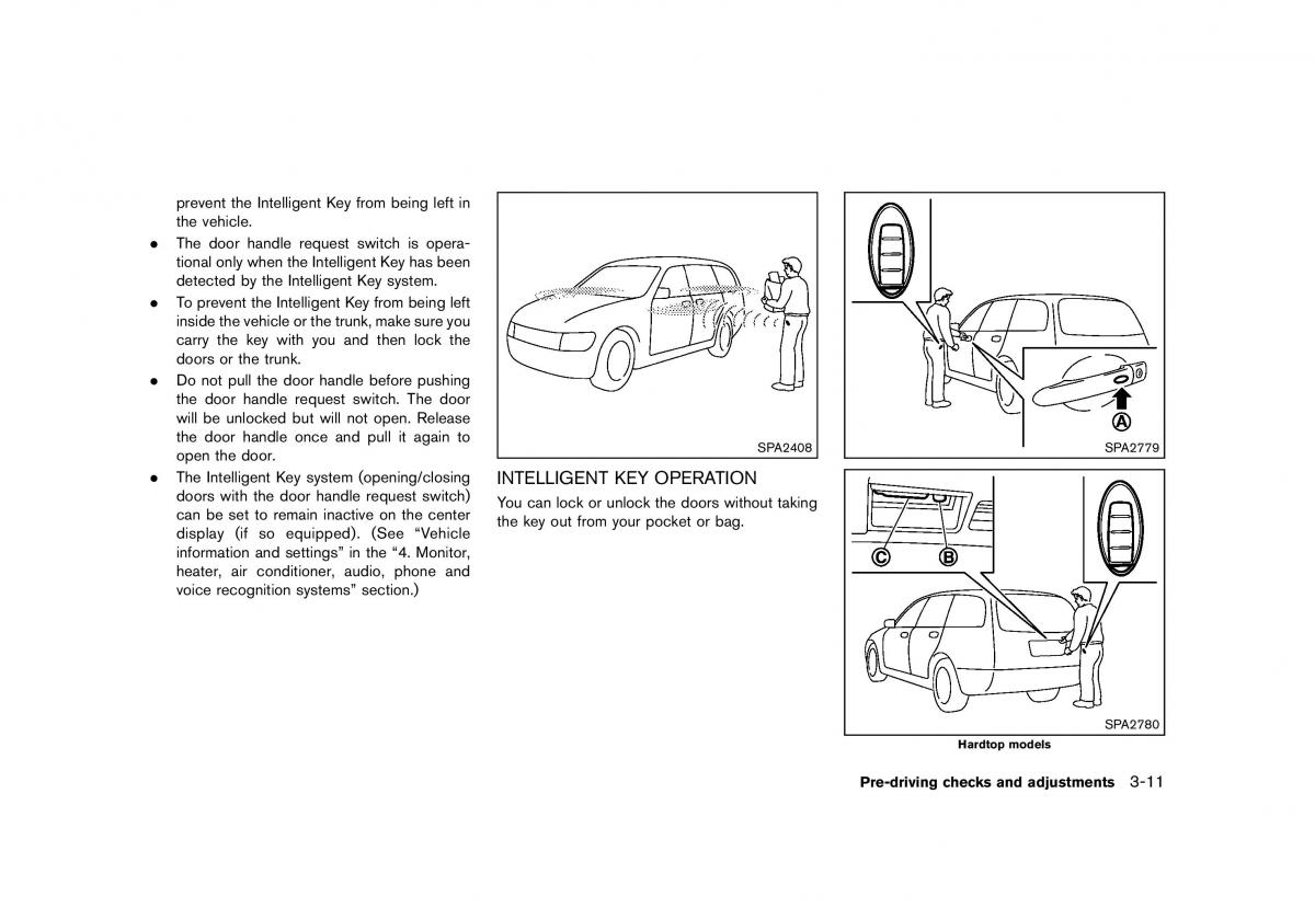 Nissan Murano Z51 owners manual / page 165