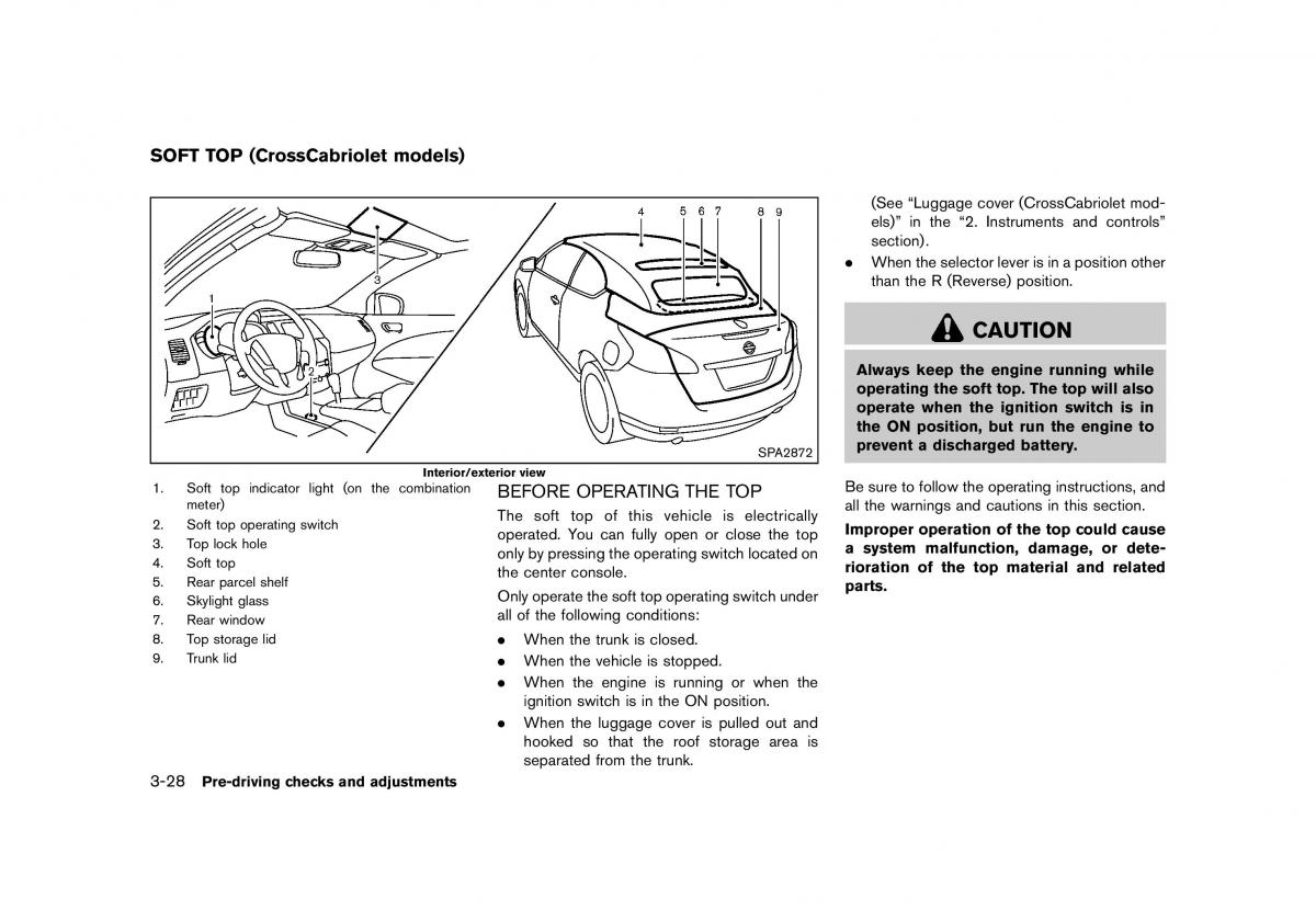 Nissan Murano Z51 owners manual / page 182