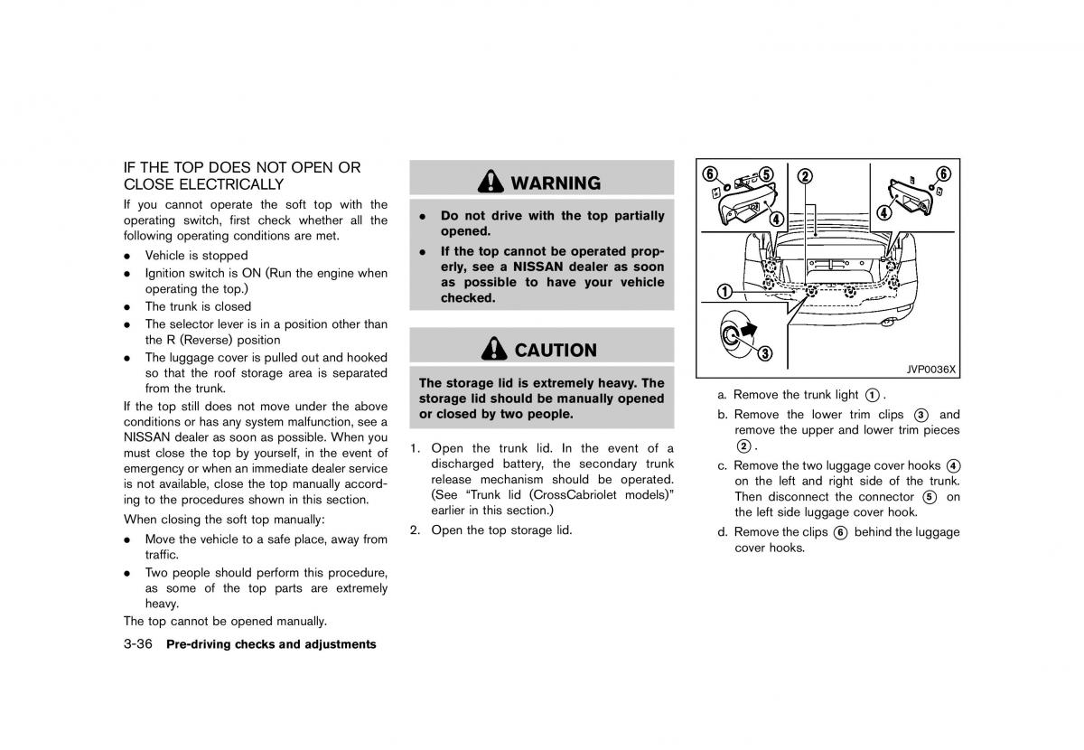 Nissan Murano Z51 owners manual / page 190