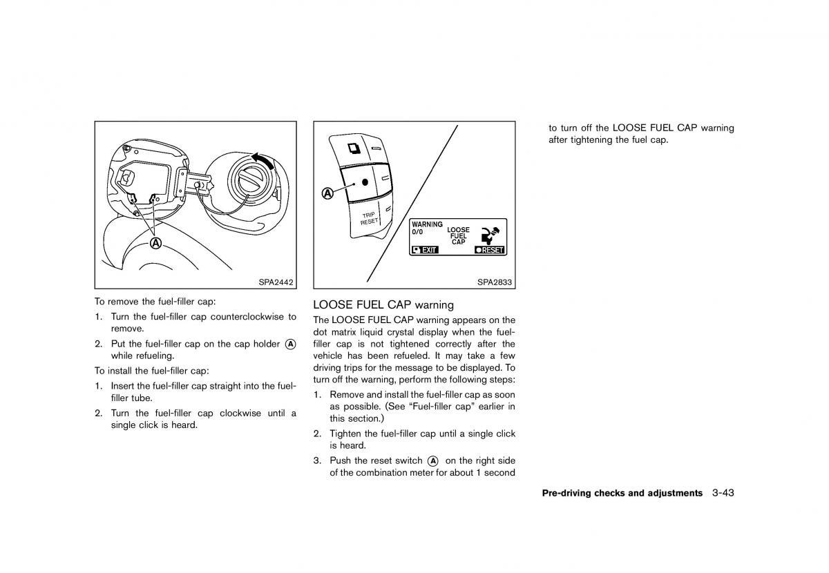 Nissan Murano Z51 owners manual / page 197