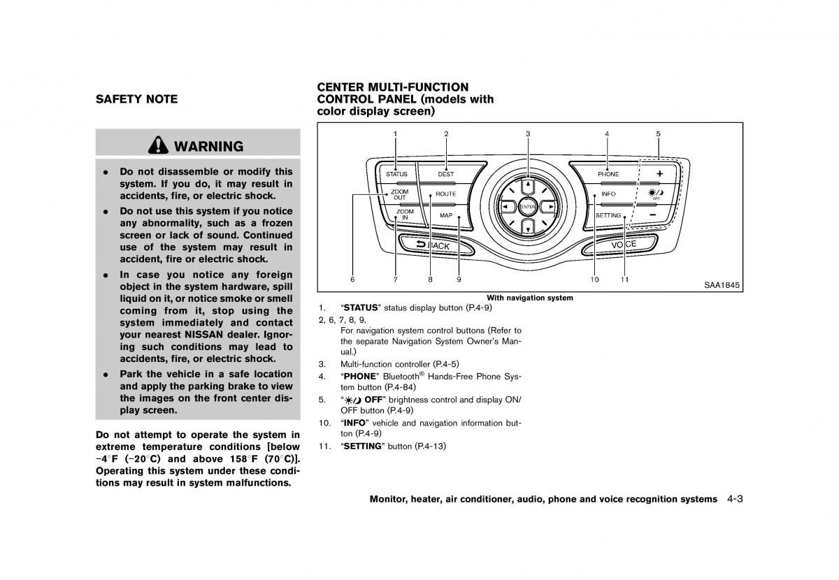 Nissan Murano Z51 owners manual / page 209