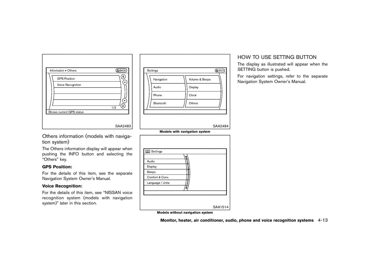 Nissan Murano Z51 owners manual / page 219