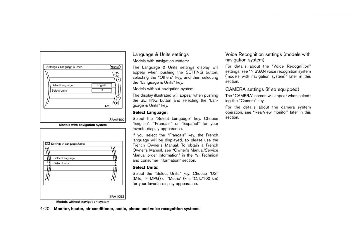 Nissan Murano Z51 owners manual / page 226