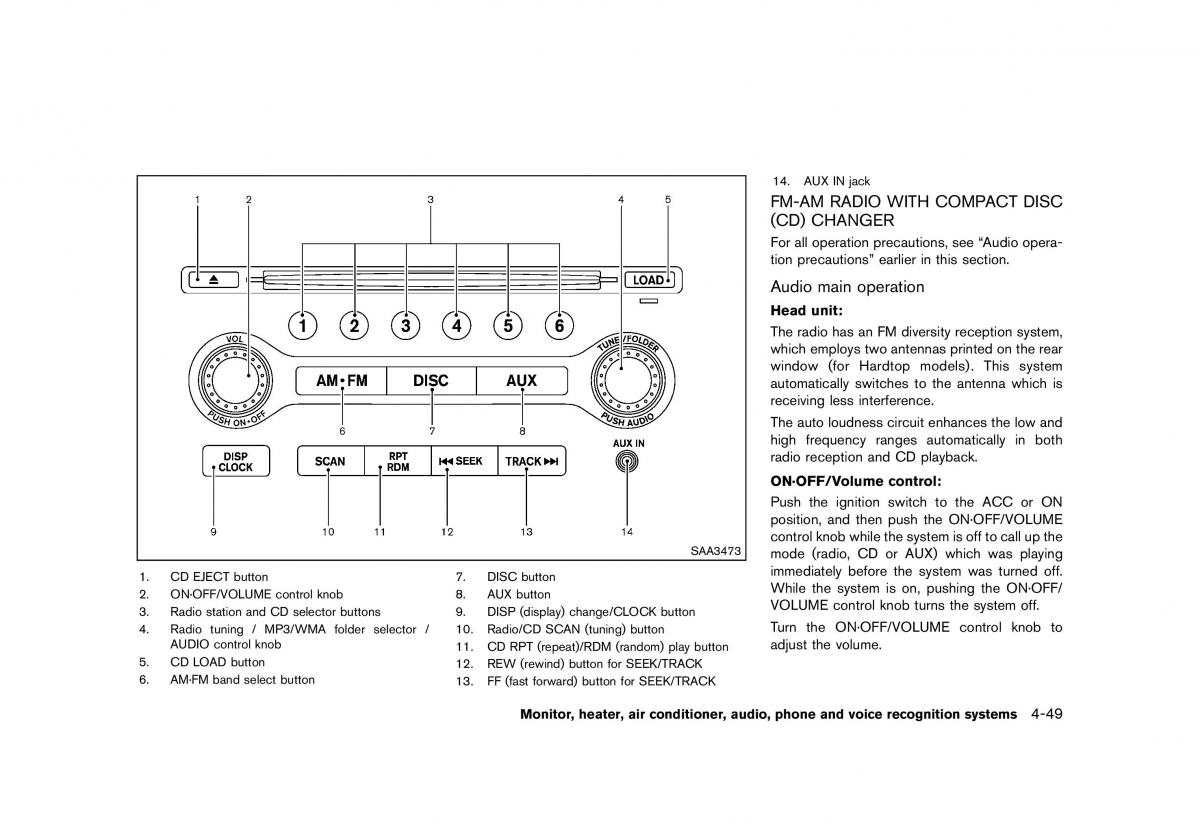 Nissan Murano Z51 owners manual / page 255