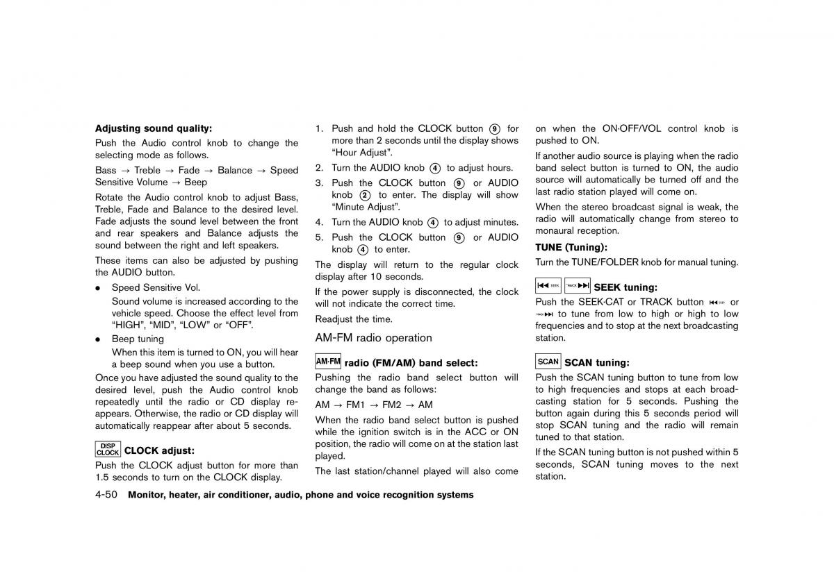 Nissan Murano Z51 owners manual / page 256