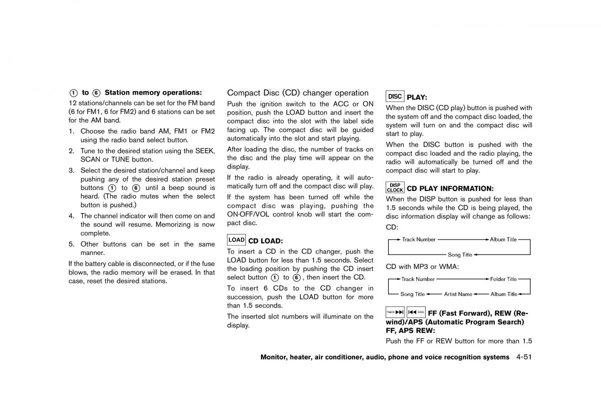 Nissan Murano Z51 owners manual / page 257