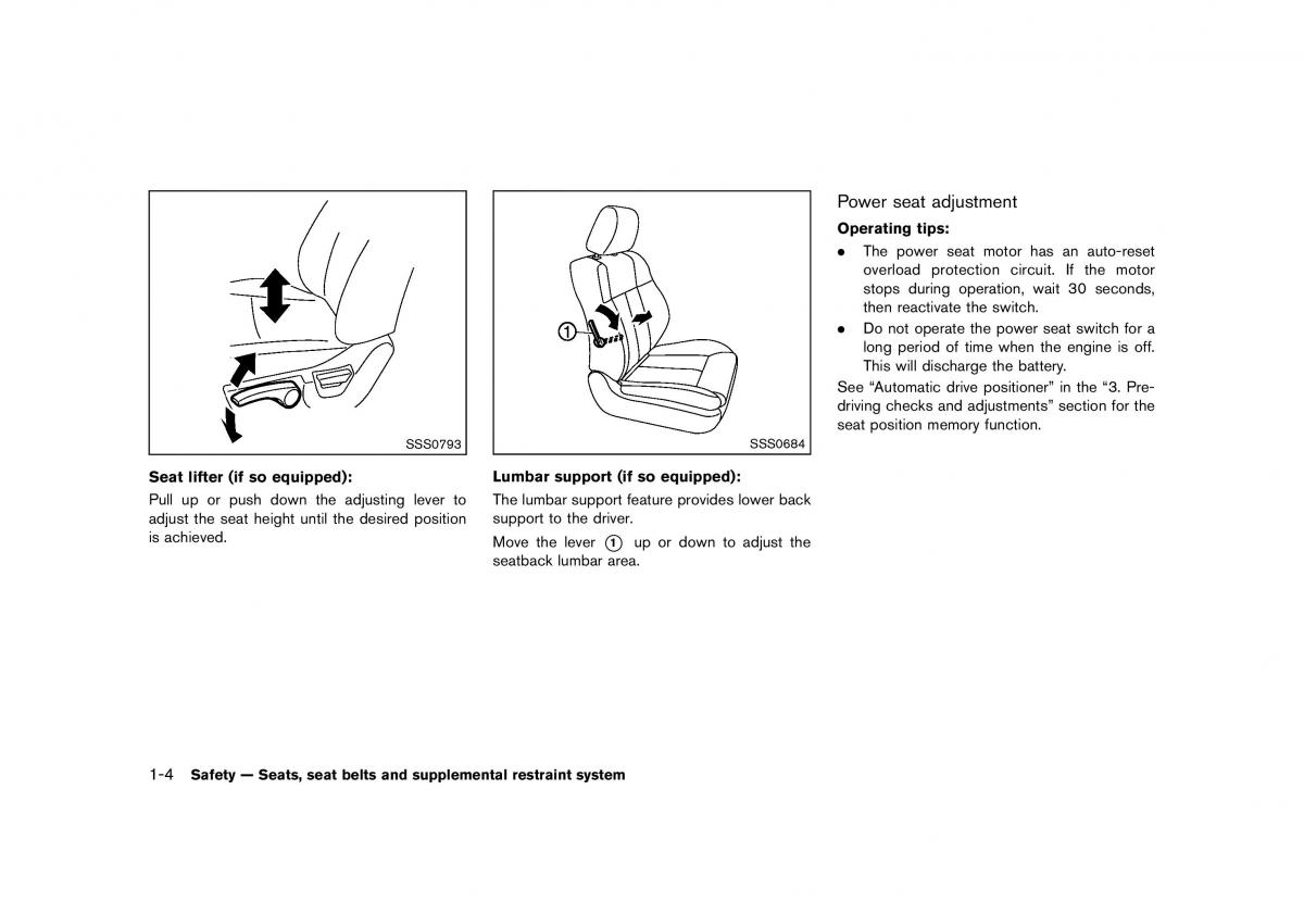 Nissan Murano Z51 owners manual / page 26