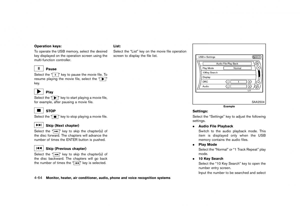 Nissan Murano Z51 owners manual / page 270