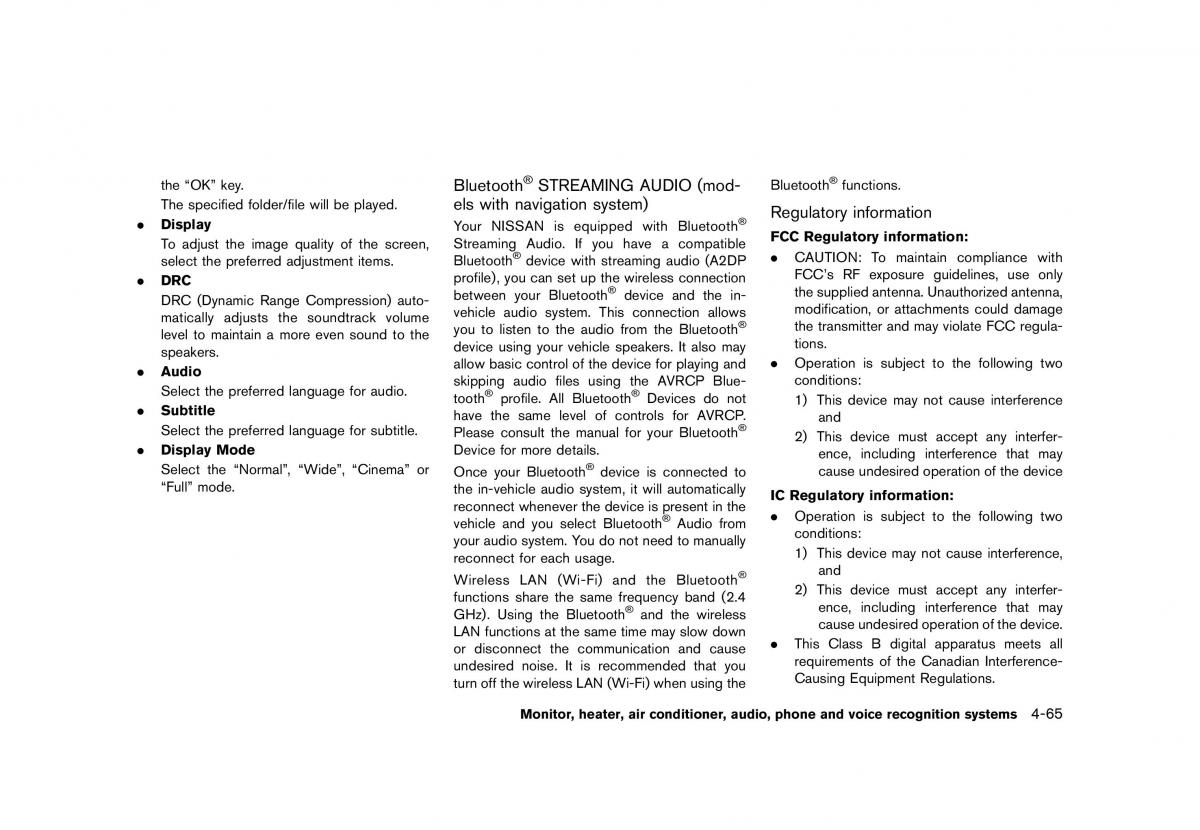 Nissan Murano Z51 owners manual / page 271