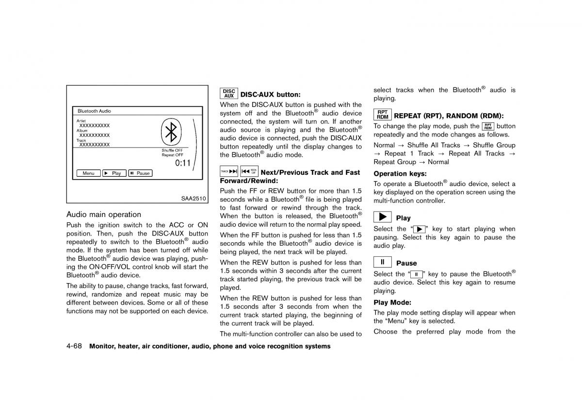 Nissan Murano Z51 owners manual / page 274