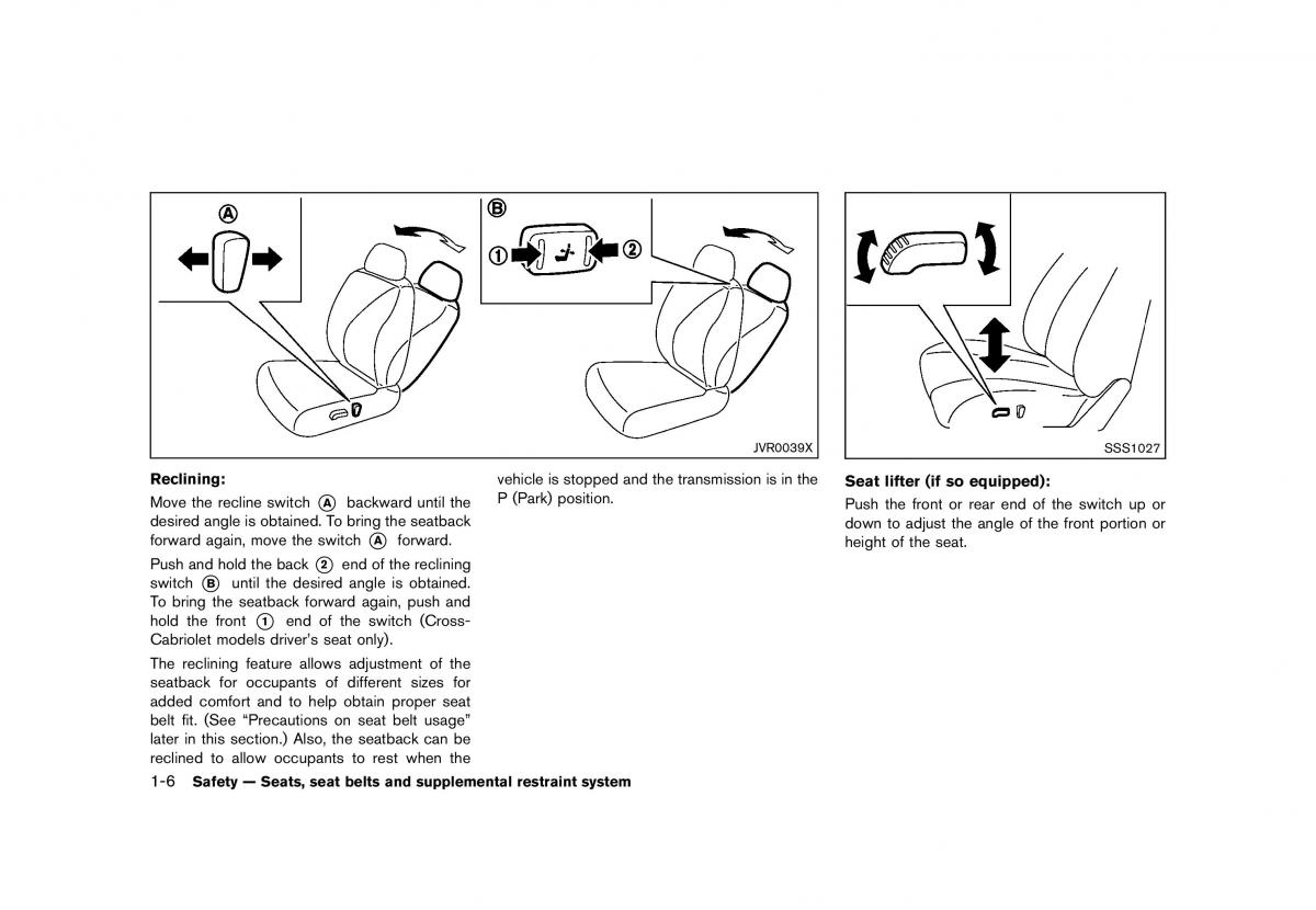 Nissan Murano Z51 owners manual / page 28