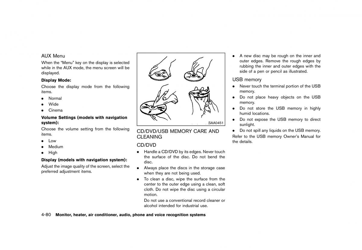 Nissan Murano Z51 owners manual / page 286