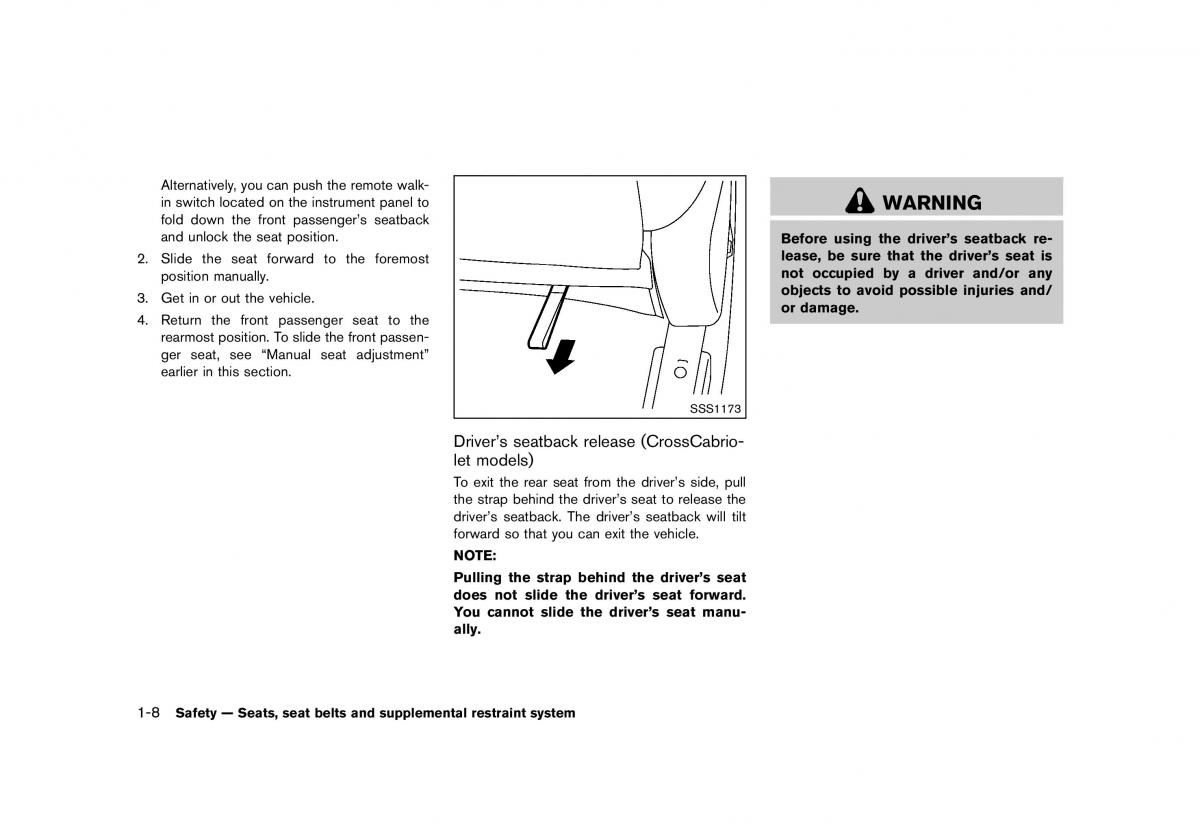 Nissan Murano Z51 owners manual / page 30