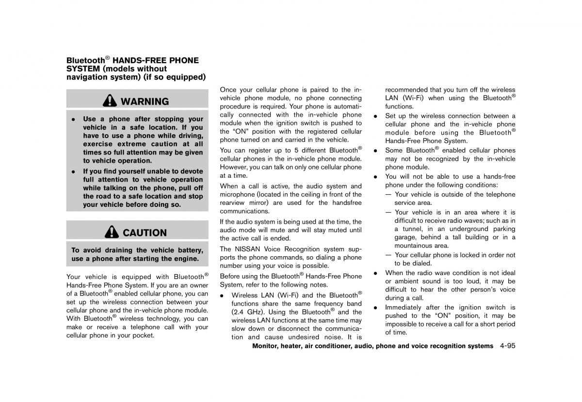 Nissan Murano Z51 owners manual / page 301